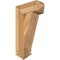 Ekena Millwork Traditional Arts & Crafts Rough Sawn Bracket, Western Red Cedar, 6"W x 18"D x 30"H BKT06X18X30TRA03RWR - alternate 1